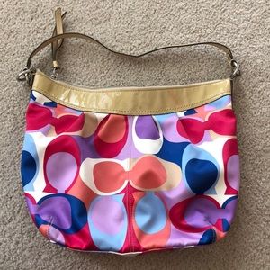 Silk Coach purse- AUTHENTIC